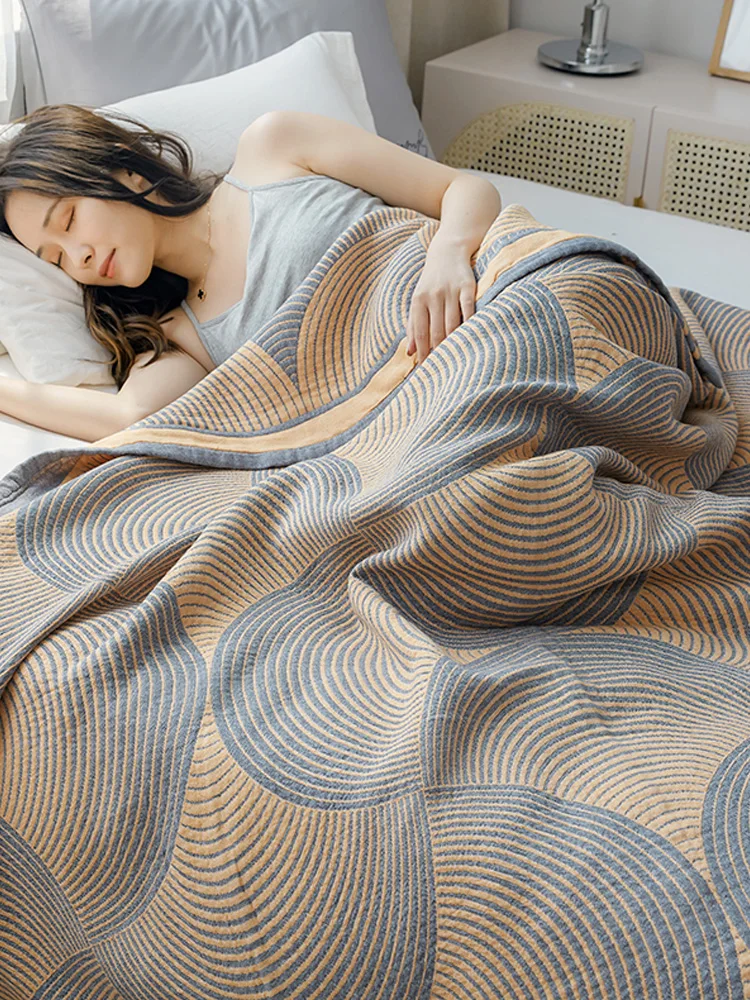 Muslin Cotton Bedspread - Selimut Kasur Ukuran Double, Selimut Muslin