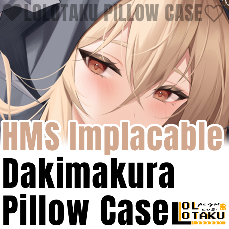 Bedding - HMS Implacable Dakimakura Azur Lane Sarung