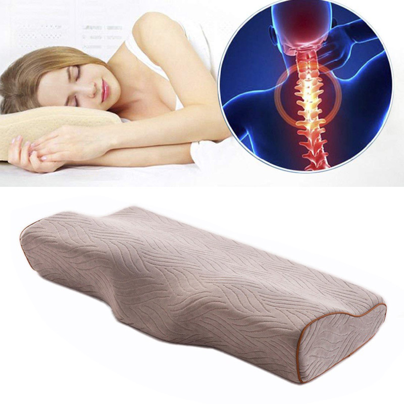Memory Foam Orthopedic Pillow Neck Pain - Ortopedi 50*30CM Penutup Bantal Pijat untuk