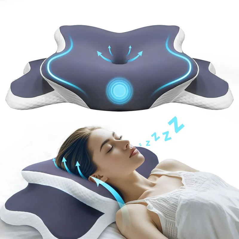 Memory Foam Orthopedic Pillow Neck Pain - Bantal Busa Memori Bantal Servikal Pereda