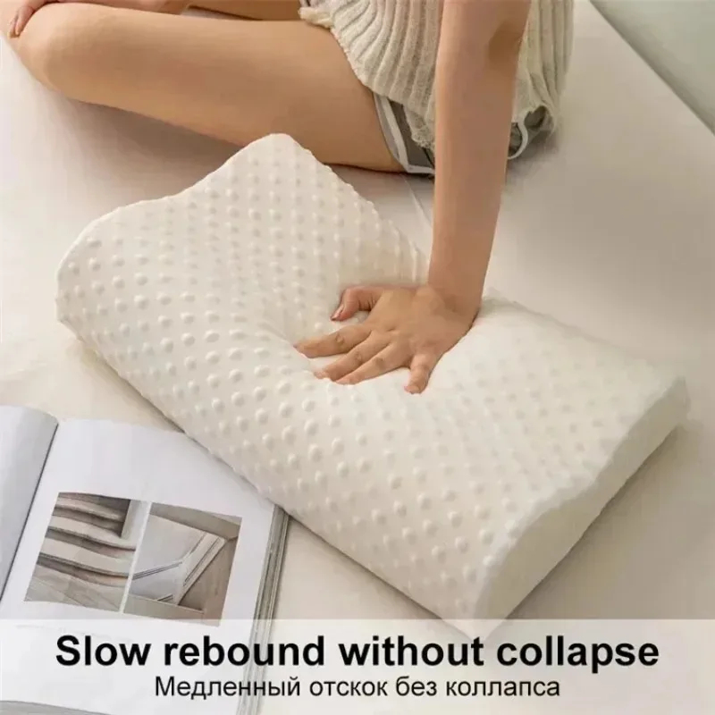 Memory Foam Orthopedic Pillow Neck Pain - Bantal Leher Ortopedi Busa Memori, Pereda