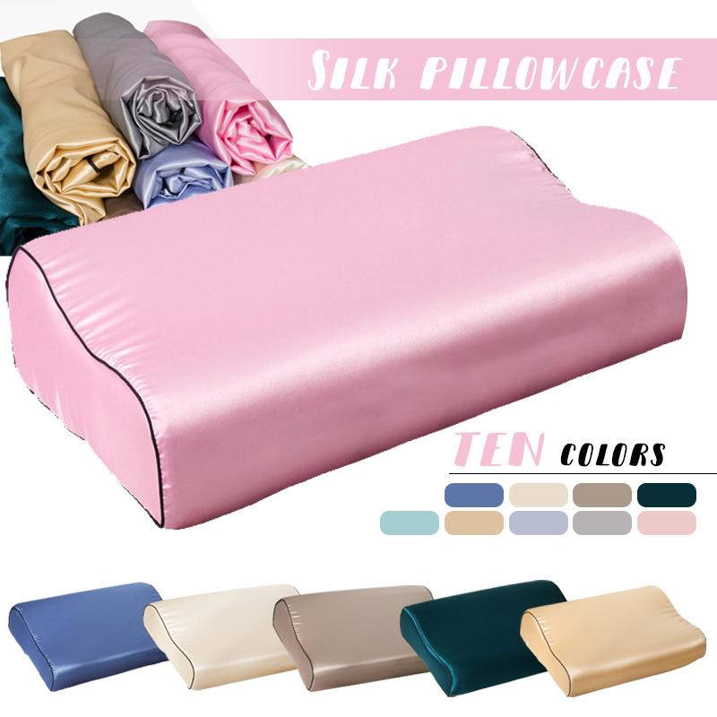 Satin Silk Pillowcase Hair Skin - Sarung Bantal Lateks Satin Sutra Imitasi