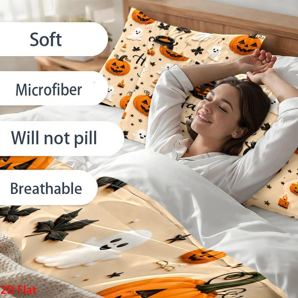 Duvet Cover Sets With Zipper - Set Sarung Selimut Lembut, 1 Sarung