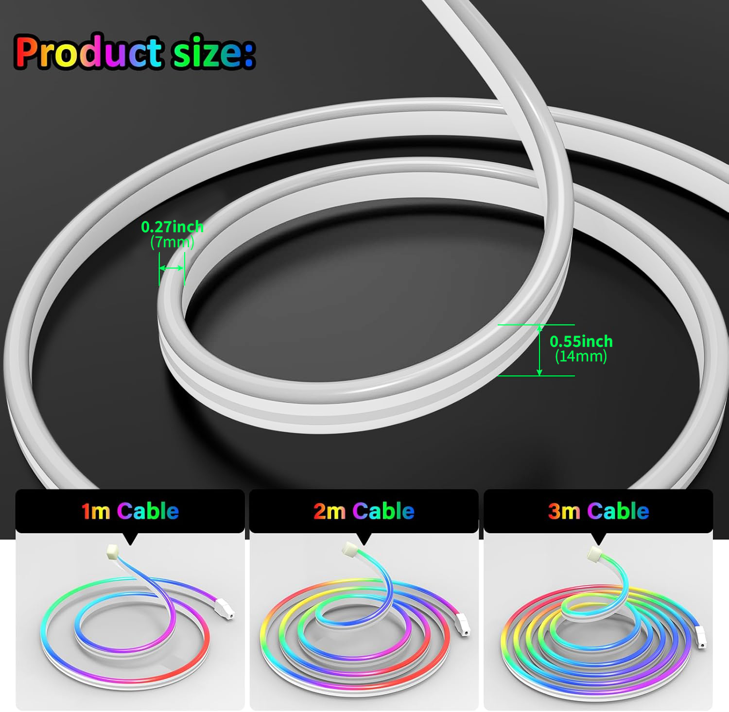 Lampu Strip Neon Fleksibel USB - Lighting ulasan dan harga