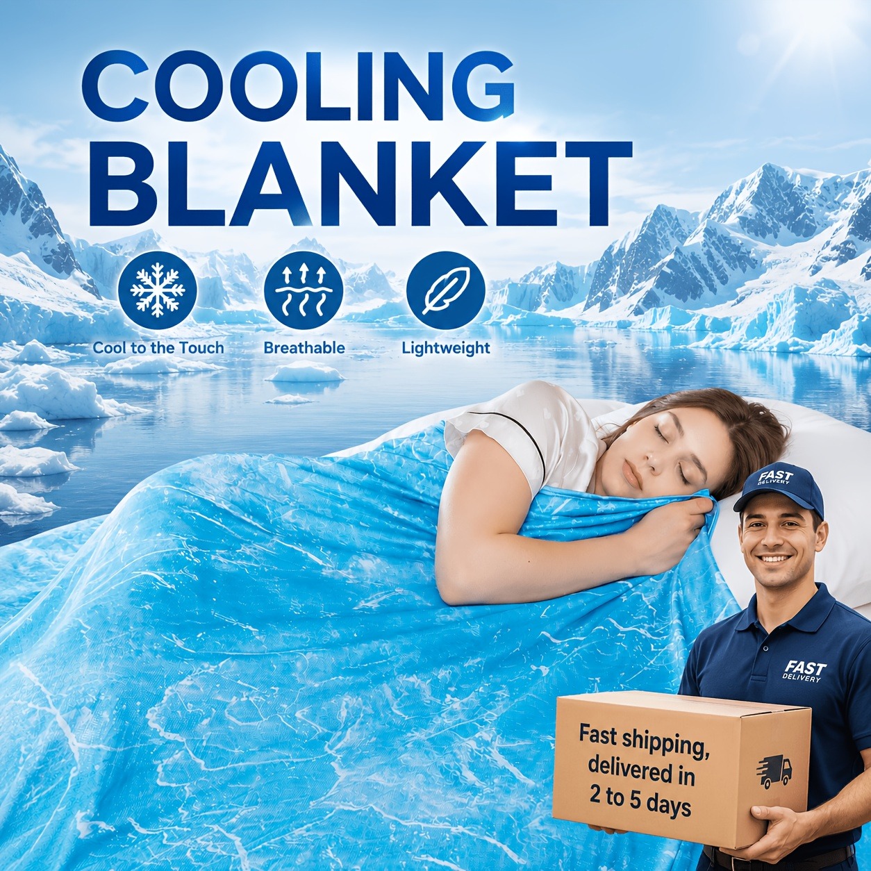 Selimut Pendingin Cocok untuk  - Cooling Blanket Hot Sleepers ulasan dan harga