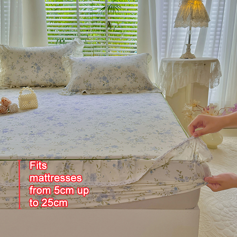 Sprei Fitted Berbahan Katun 10 - Fitted Bed Sheets Deep Pocket ulasan dan harga