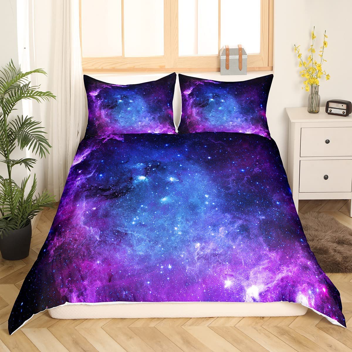 Set Penutup Selimut Galaksi un - Duvet Cover Sets With Zipper ulasan dan harga