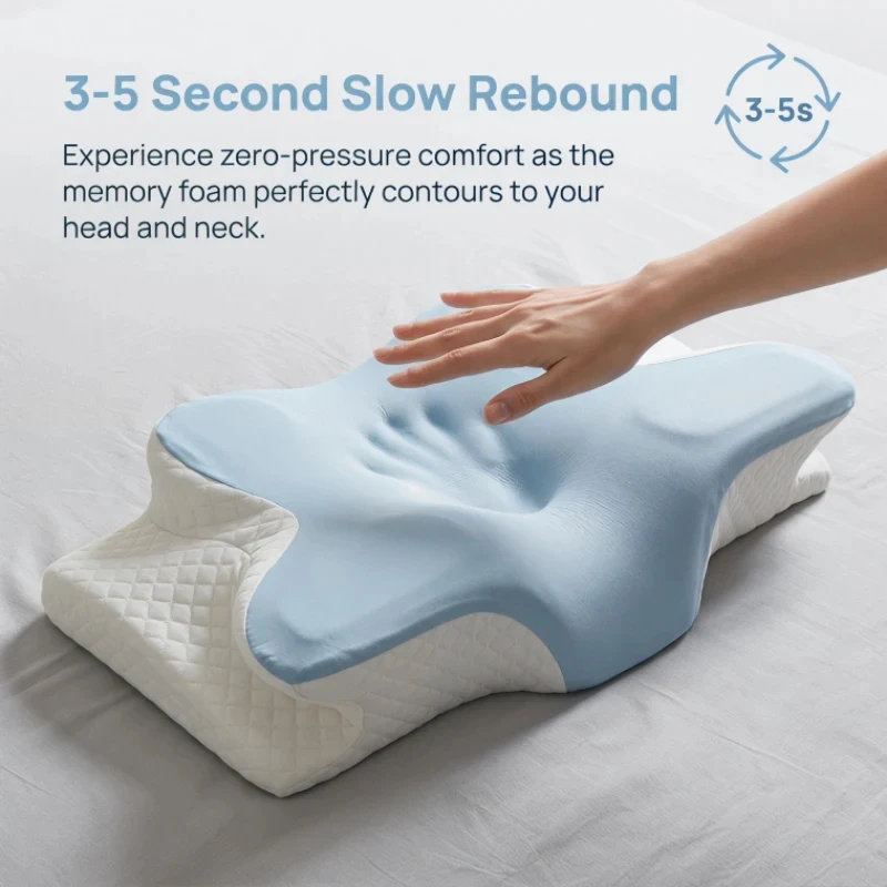 Bantal Tidur Cervical Memory F - Memory Foam Orthopedic Pillow Neck Pain ulasan dan harga