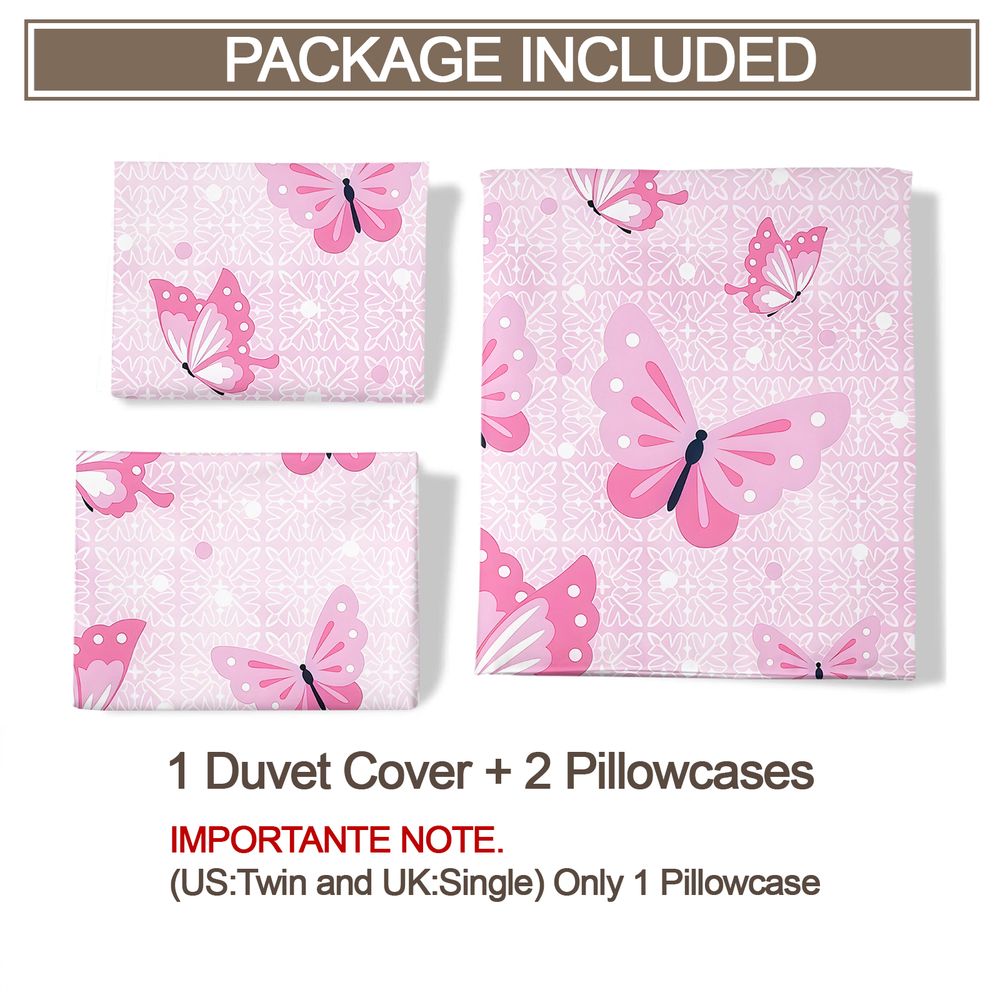Set Sprei Kupu-kupu Estetik Mo - Aesthetic Floral Duvet Cover ulasan dan harga
