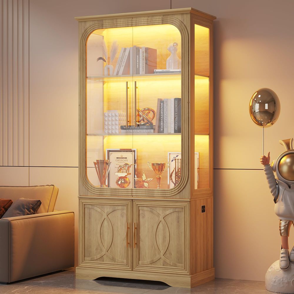 Lemari Pajangan dengan Pintu K - Storage & Organization ulasan dan harga