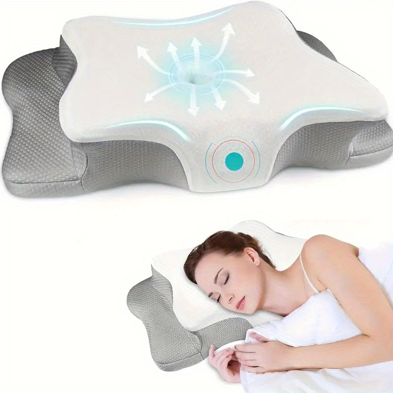 Bantal Ortopedi Tanpa Bau Untu - Memory Foam Orthopedic Pillow Neck Pain ulasan dan harga