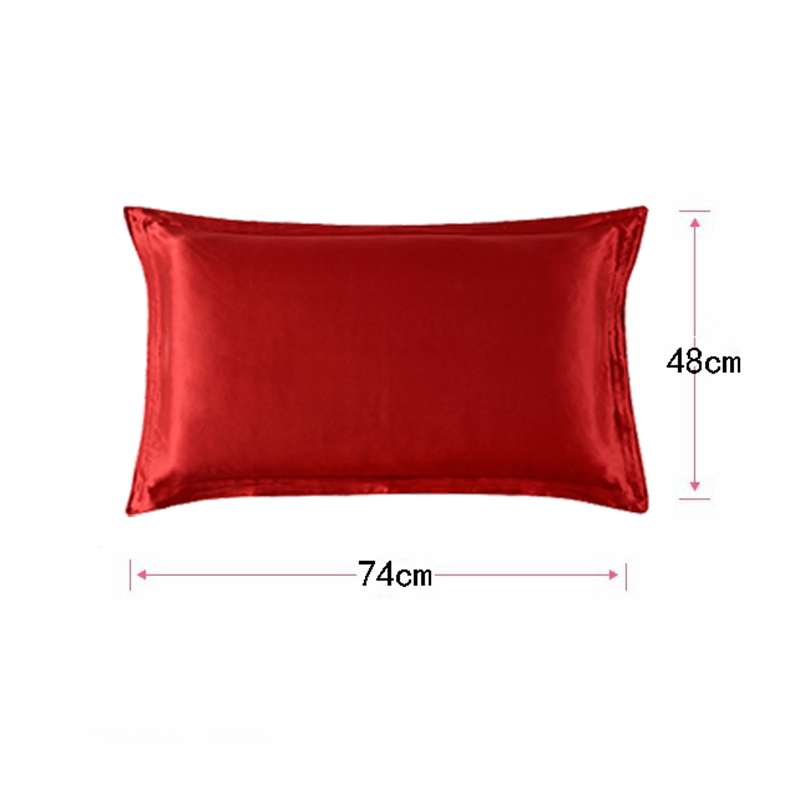 48x74cm sarung bantal kain per - Satin Silk Pillowcase Hair Skin ulasan dan harga