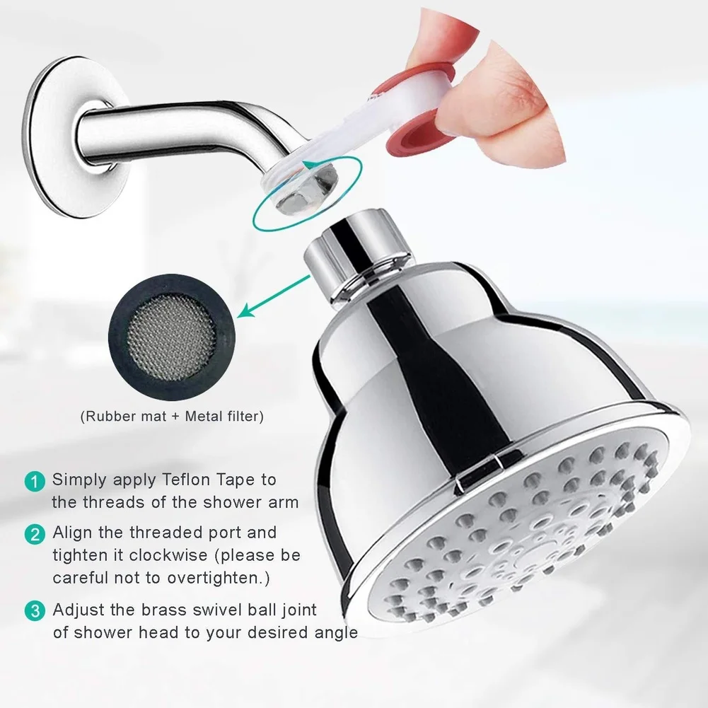 Kepala Pancuran Genggam Tekana - High Pressure Shower Head Handheld ulasan dan harga