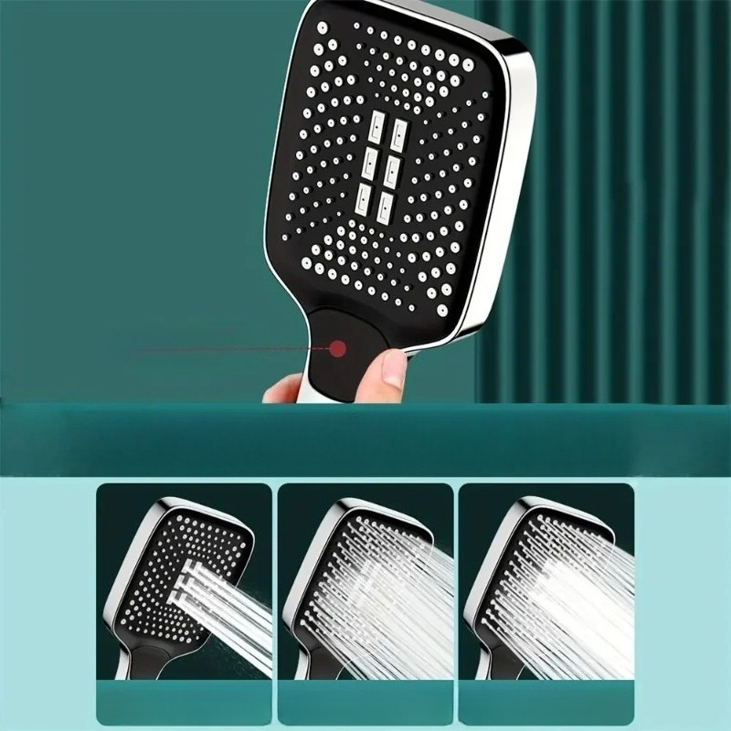 Kepala Shower Genggam Persegi  - High Pressure Shower Head Handheld ulasan dan harga