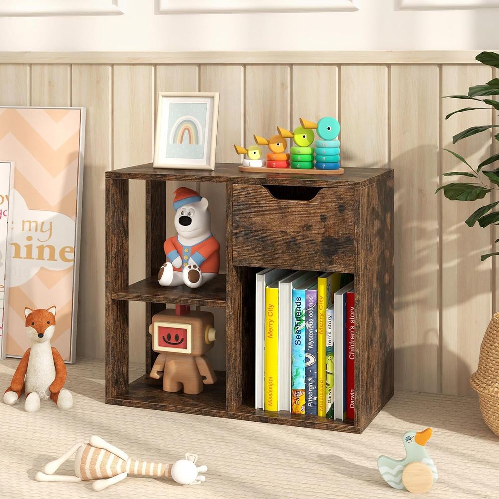 Rak Buku Kayu 3 Tingkat untuk  - Storage & Organization ulasan dan harga