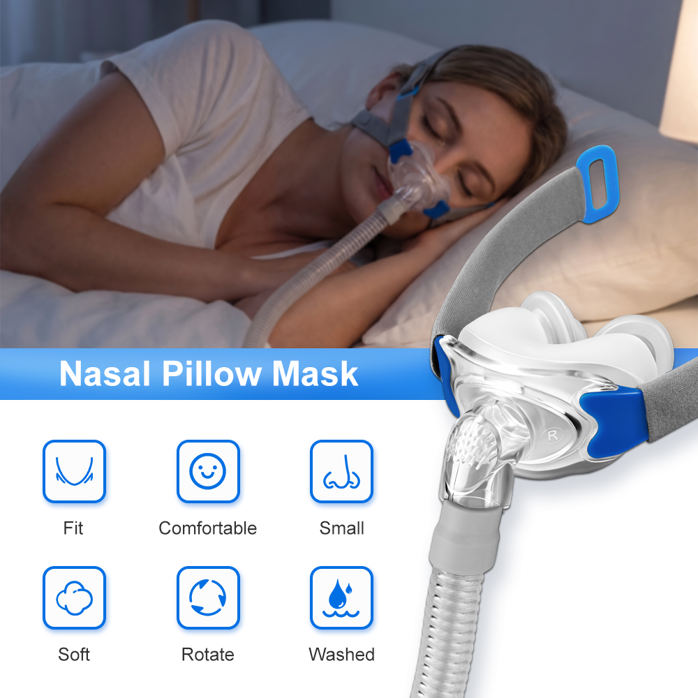 Kit Masker CPAP Nasal Pillow P - Anti Snore Contour Pillow ulasan dan harga
