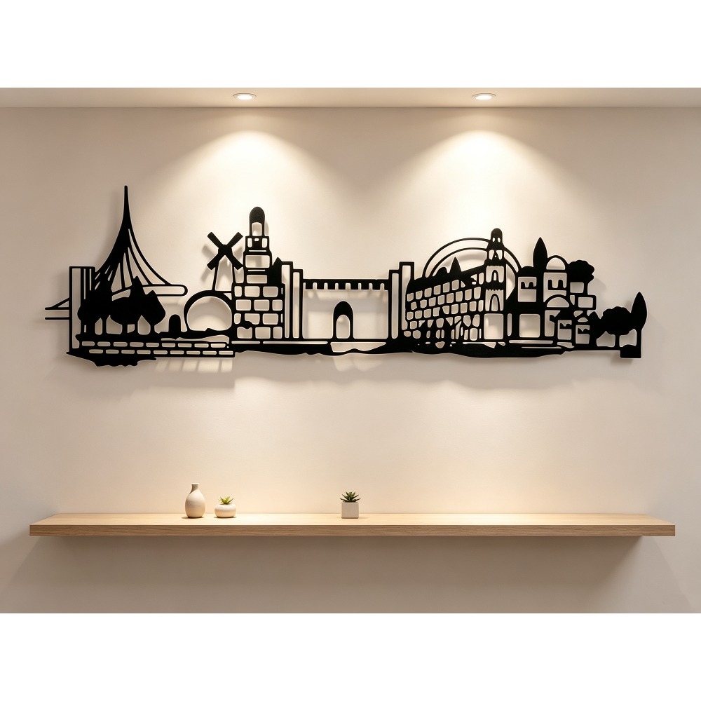 CIFBUY Seni Dinding Logam Deko - Home Decor ulasan dan harga