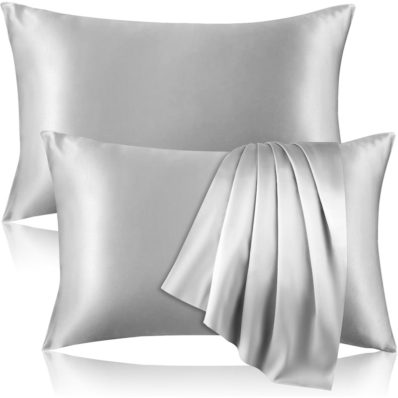 2pcs Sarung Bantal Satin Sutra - Satin Silk Pillowcase Hair Skin ulasan dan harga