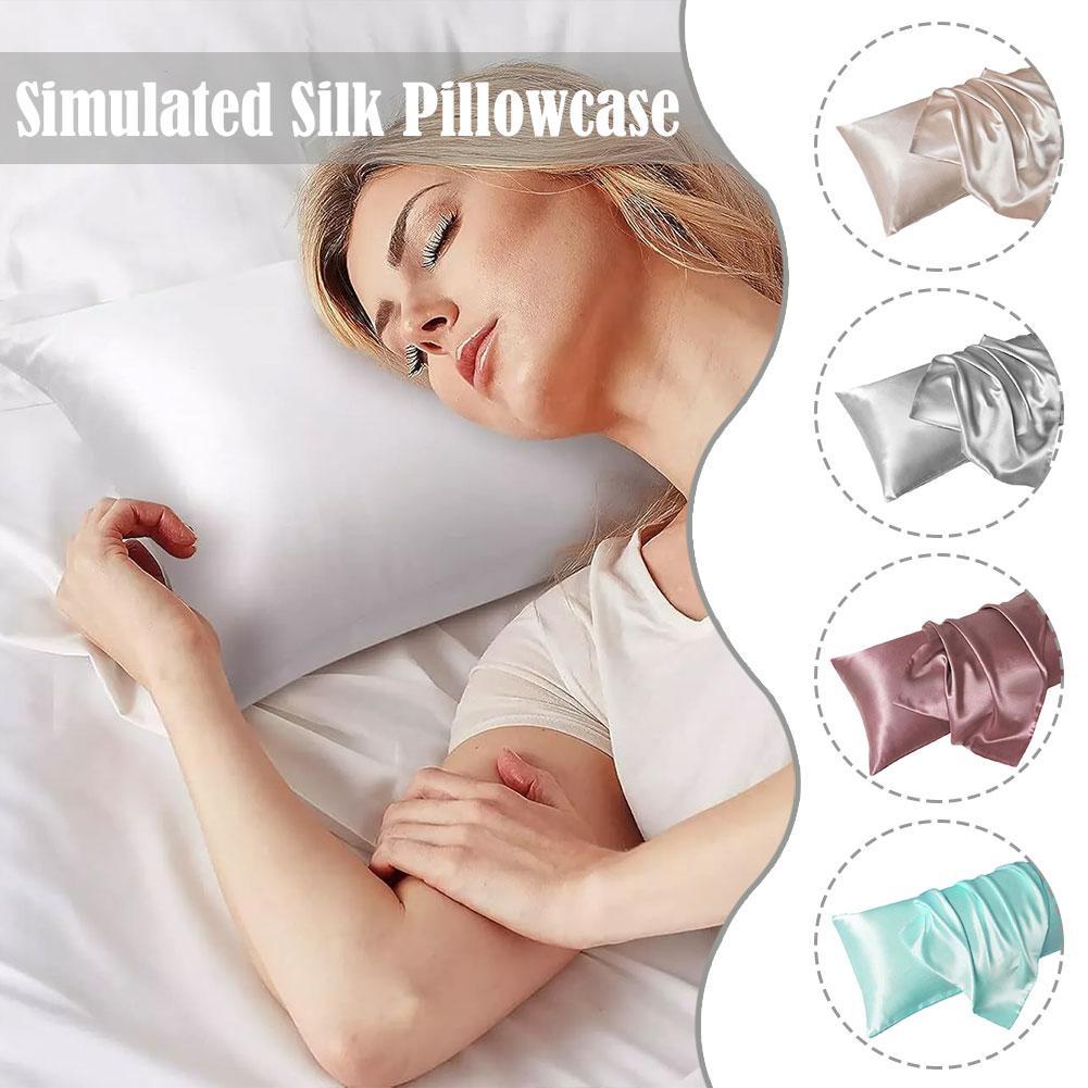 Sarung Bantal Satin Mewah untu - Satin Silk Pillowcase Hair Skin ulasan dan harga