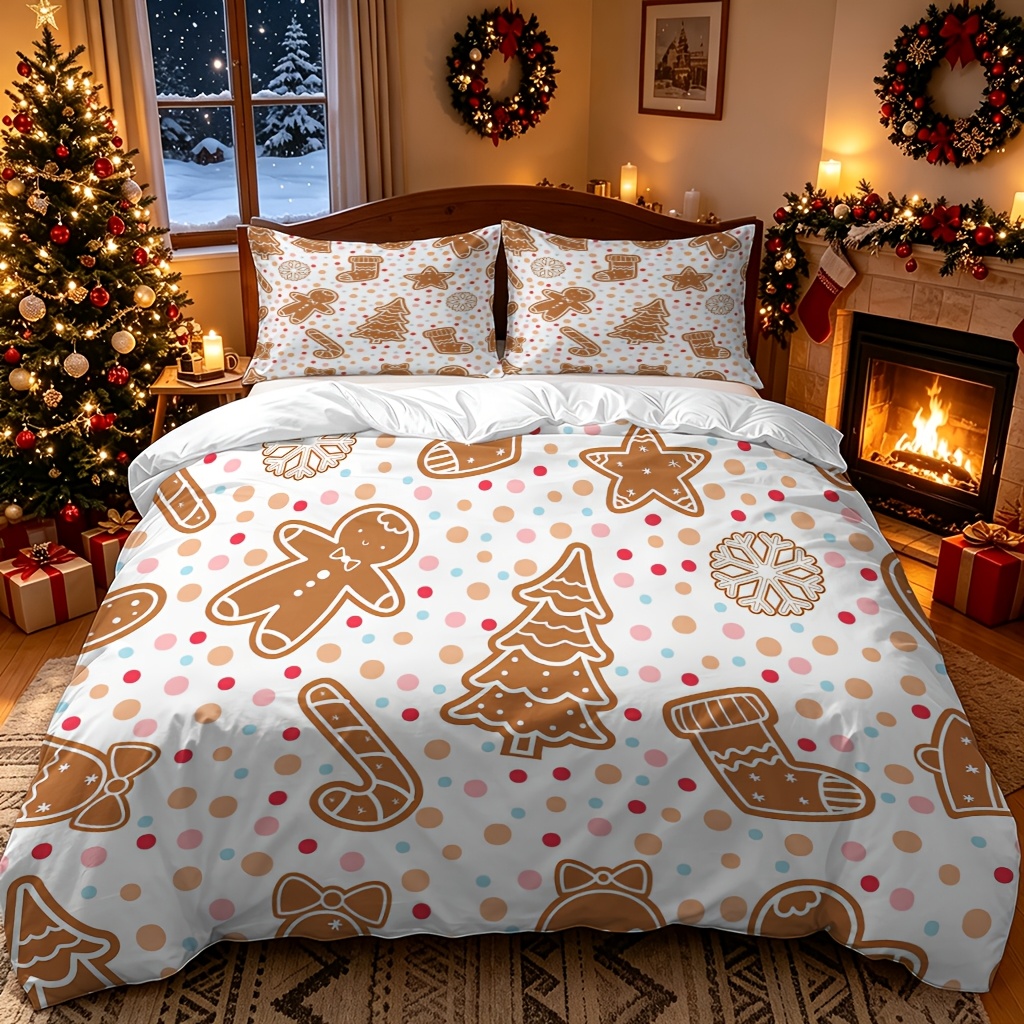 Set Sarung Selimut Lembut Tiga - Duvet Cover Sets With Zipper ulasan dan harga