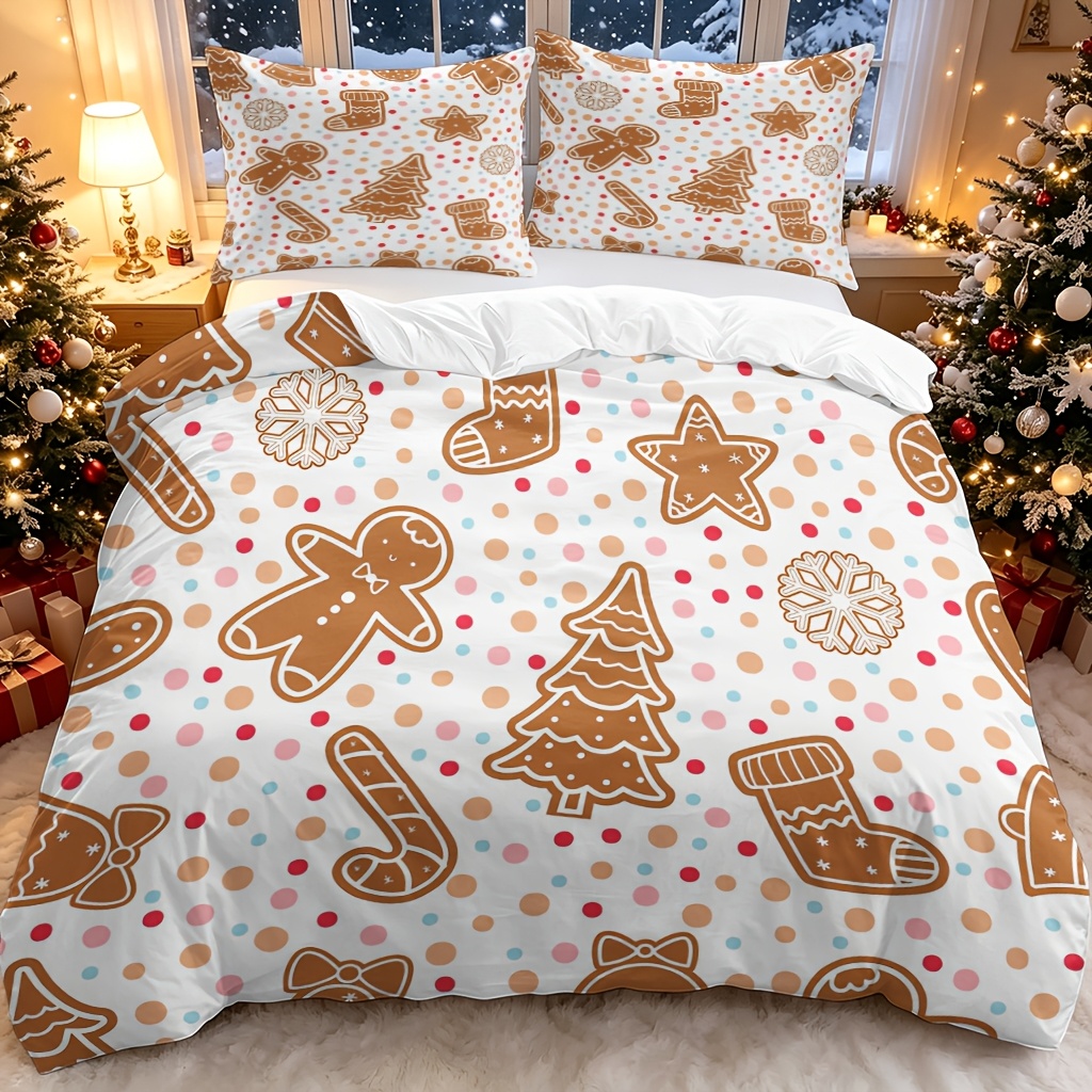 Set Sarung Selimut Lembut Tiga - Duvet Cover Sets With Zipper ulasan dan harga