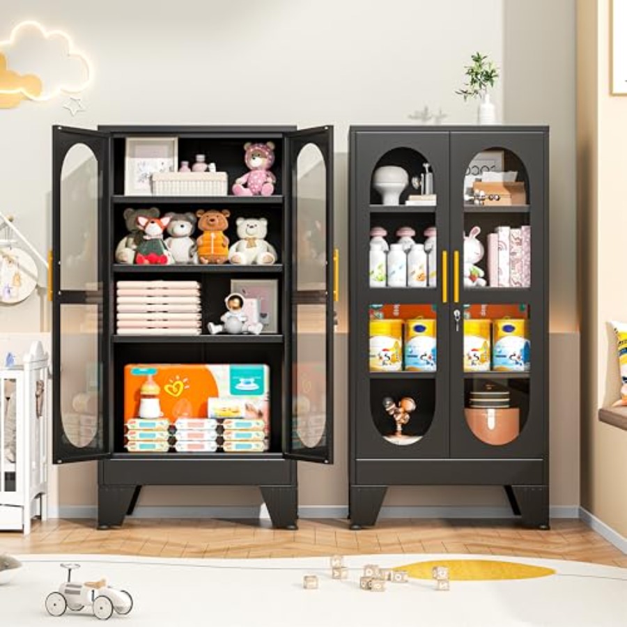 Lemari Pajangan dengan Kunci 4 - Kitchen ulasan dan harga
