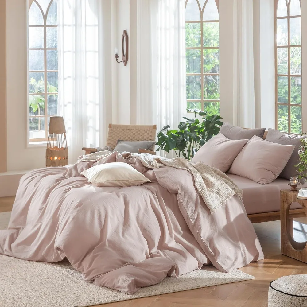 Set Sarung Selimut 100% Katun  - Duvet Cover Sets With Zipper ulasan dan harga