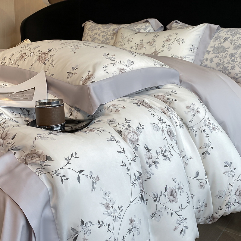 Set tempat tidur tanaman dan b - Aesthetic Floral Duvet Cover ulasan dan harga