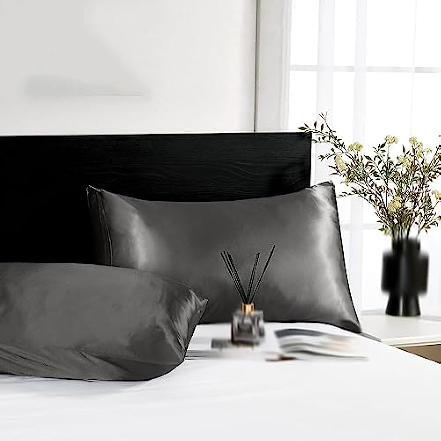2pcs Sarung Bantal Sutra Satin - Satin Silk Pillowcase Hair Skin ulasan dan harga