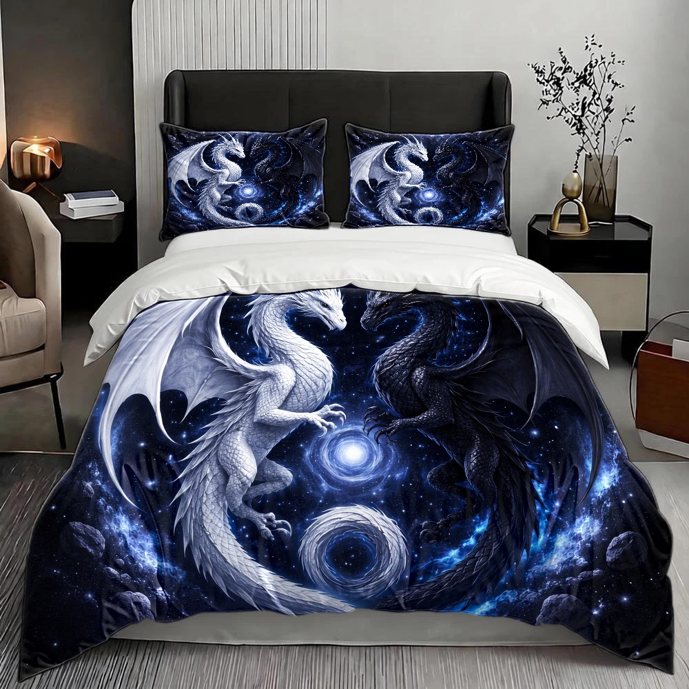 Set Selimut Totem Naga Langit  - Duvet Cover Sets With Zipper ulasan dan harga