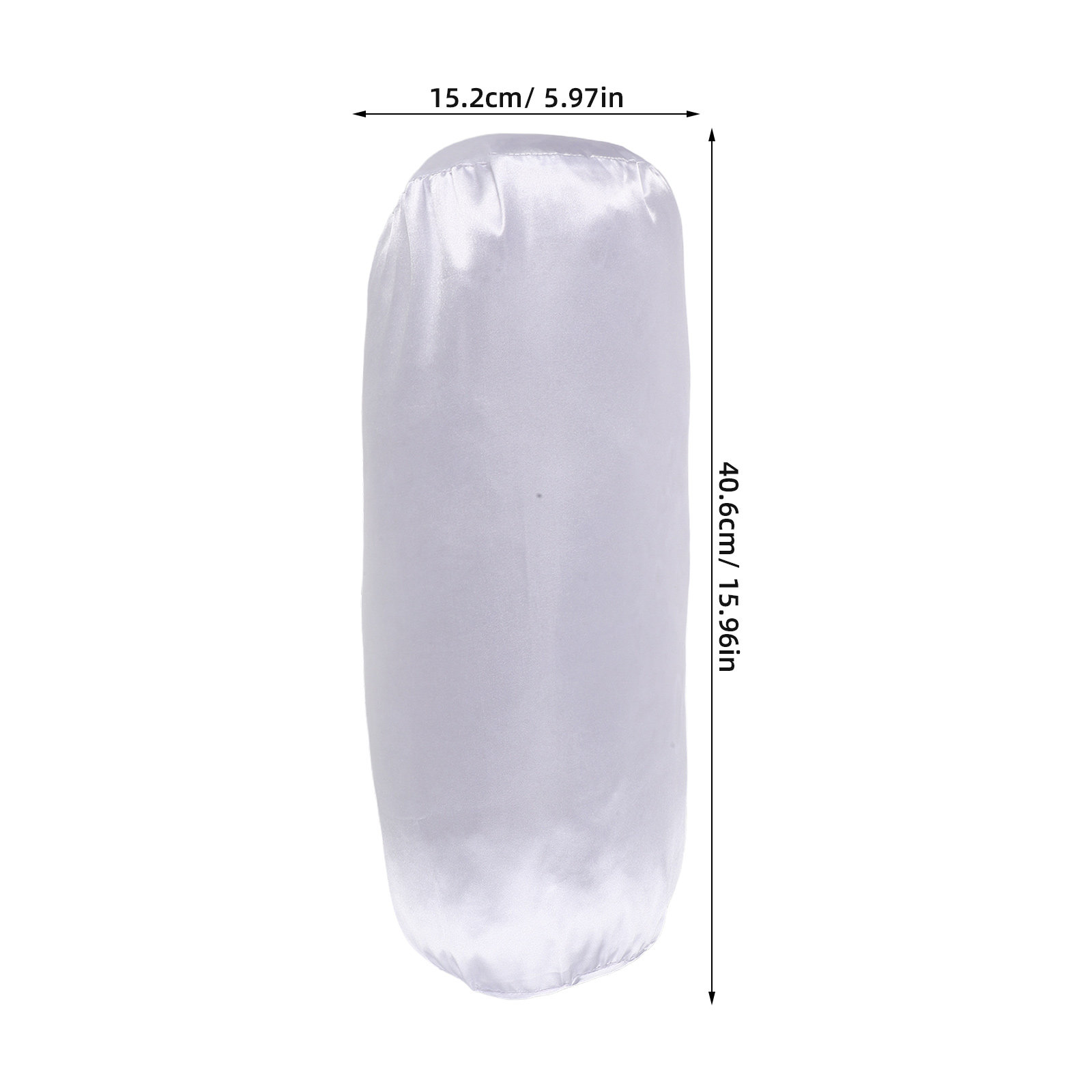 Sarung Bantal Leher Satin Puti - Satin Silk Pillowcase Hair Skin ulasan dan harga