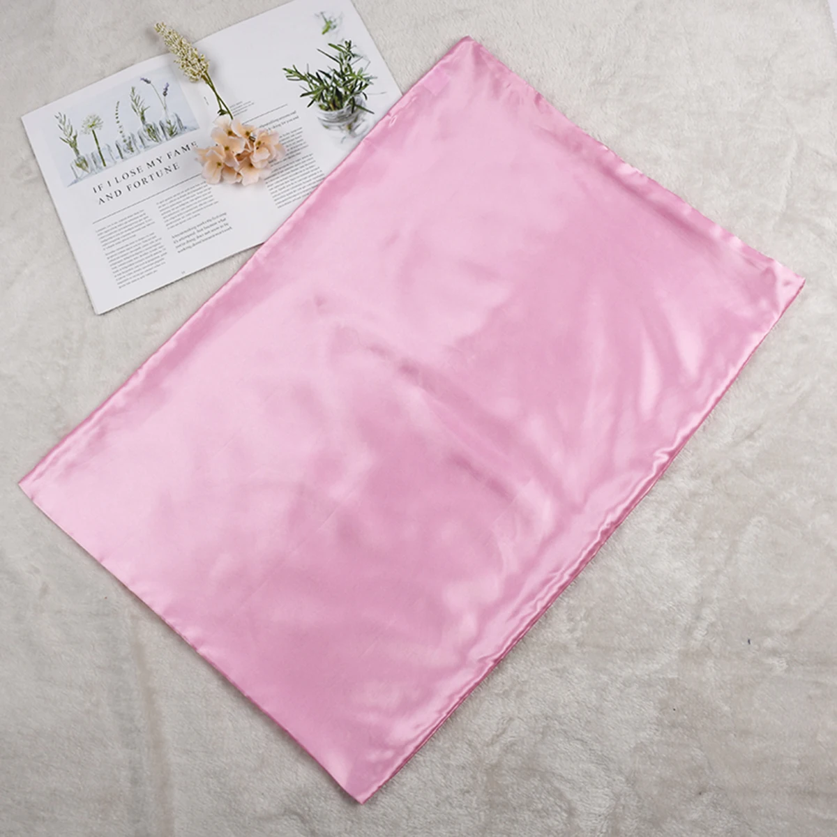Sarung Bantal Satin Sutra Baru - Satin Silk Pillowcase Hair Skin ulasan dan harga