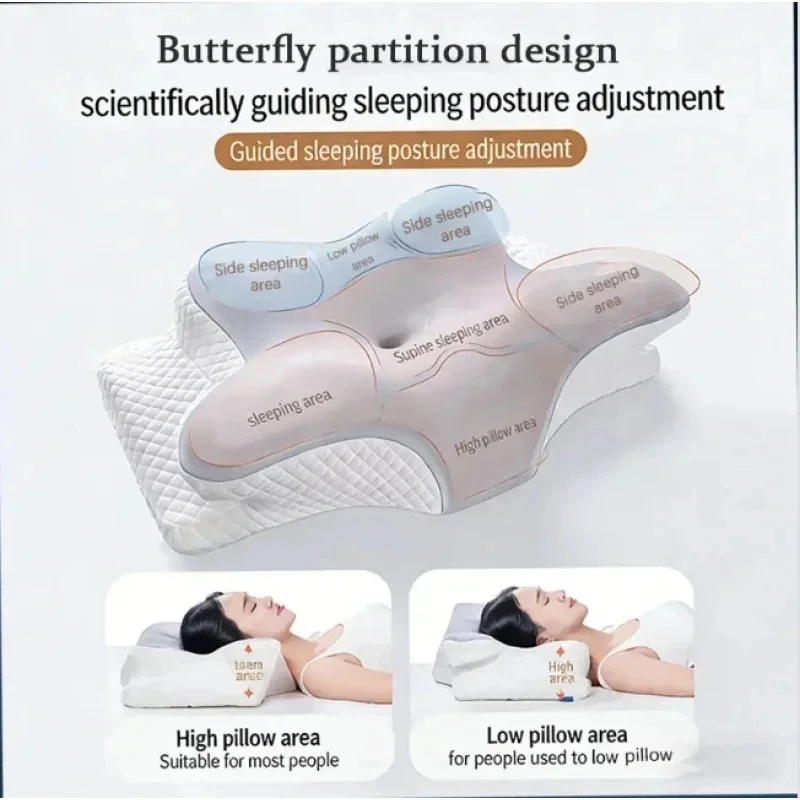 Bantal Tidur Cervical Memory F - Memory Foam Orthopedic Pillow Neck Pain ulasan dan harga