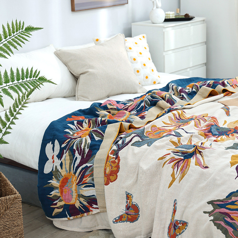 Selimut katun sederhana, sepra - Muslin Cotton Bedspread ulasan dan harga