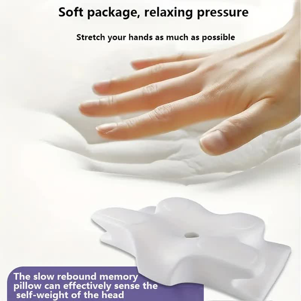 Bantal busa memori berbentuk k - Memory Foam Orthopedic Pillow Neck Pain ulasan dan harga